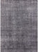 Machine Washable Industrial Modern Dark Gray Rug, wshurb2230