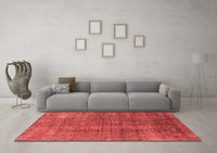 Machine Washable Oriental Red Industrial Rug, wshurb2230red