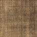 Square Oriental Brown Industrial Rug, urb2230brn