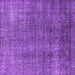 Square Oriental Purple Industrial Rug, urb2230pur