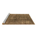 Sideview of Machine Washable Oriental Brown Industrial Rug, wshurb2231brn