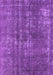 Machine Washable Oriental Purple Industrial Area Rugs, wshurb2231pur