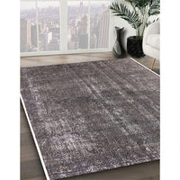 Mid-Century Modern Purple Oriental Rug, urb2231