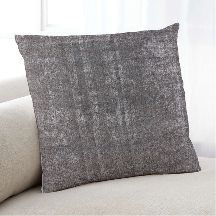 Lifestyle Image of Mid-Century Modern Urban Square Purple Throw Pillow, 18 inch by 18 inch, pwurb2231