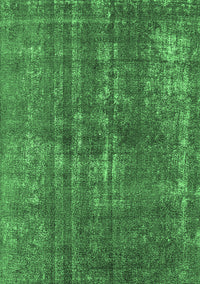 Oriental Emerald Green Industrial Rug, urb2231emgrn