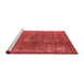 Industrial Red Washable Rugs