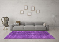 Machine Washable Oriental Purple Industrial Rug, wshurb2231pur