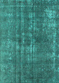 Oriental Turquoise Industrial Rug, urb2231turq