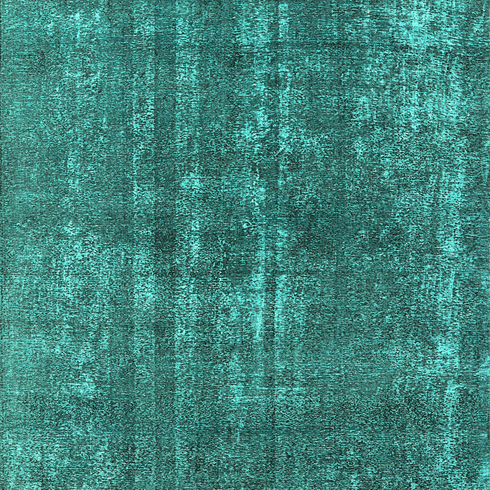 Machine Washable Oriental Turquoise Industrial Area Rugs, wshurb2231turq