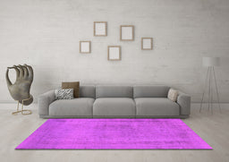 Machine Washable Oriental Pink Industrial Rug in a Living Room, wshurb2232pnk