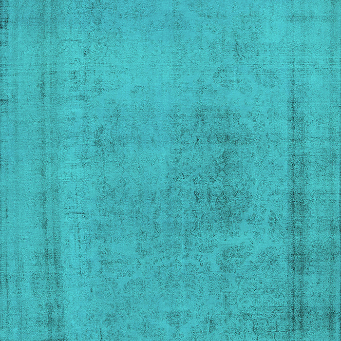 Oriental Turquoise Industrial Rug, urb2232turq