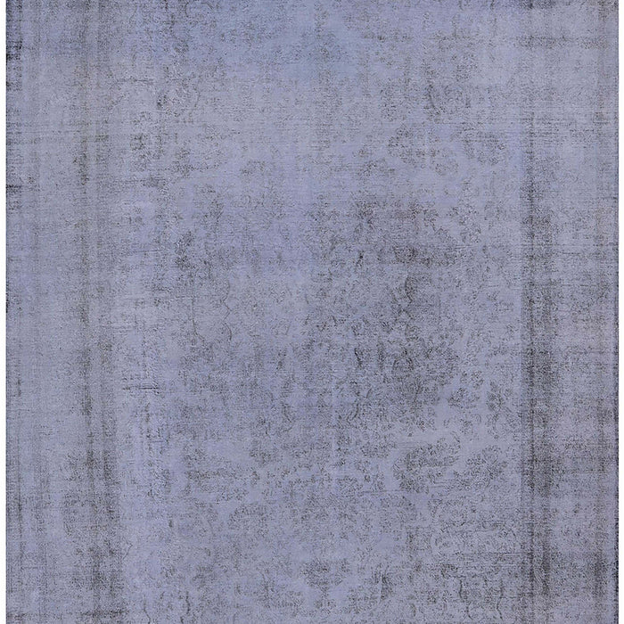 Machine Washable Industrial Modern Slate Blue Grey Blue Rug, wshurb2232