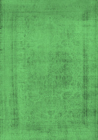 Oriental Emerald Green Industrial Rug, urb2232emgrn