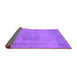 Sideview of Oriental Purple Industrial Rug, urb2232pur