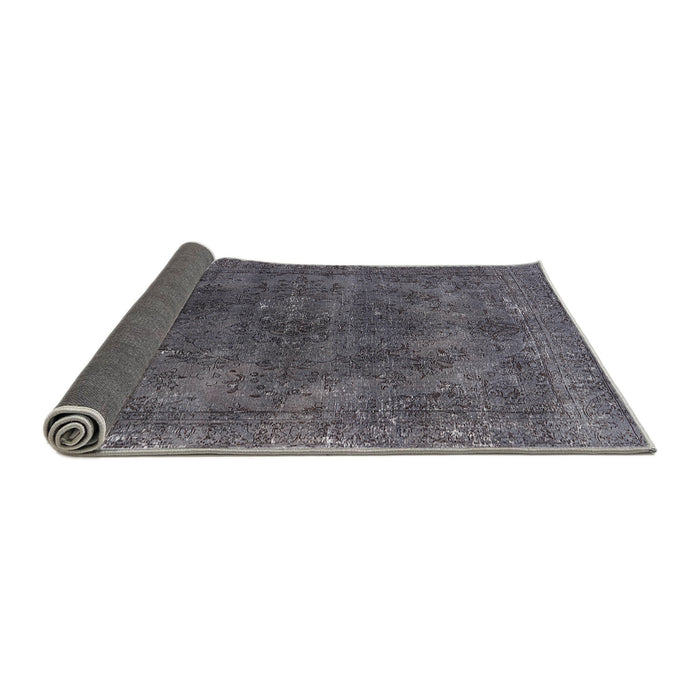 Sideview of Mid-Century Modern Gray Oriental Rug, urb2233