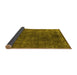 Sideview of Oriental Yellow Industrial Rug, urb2233yw