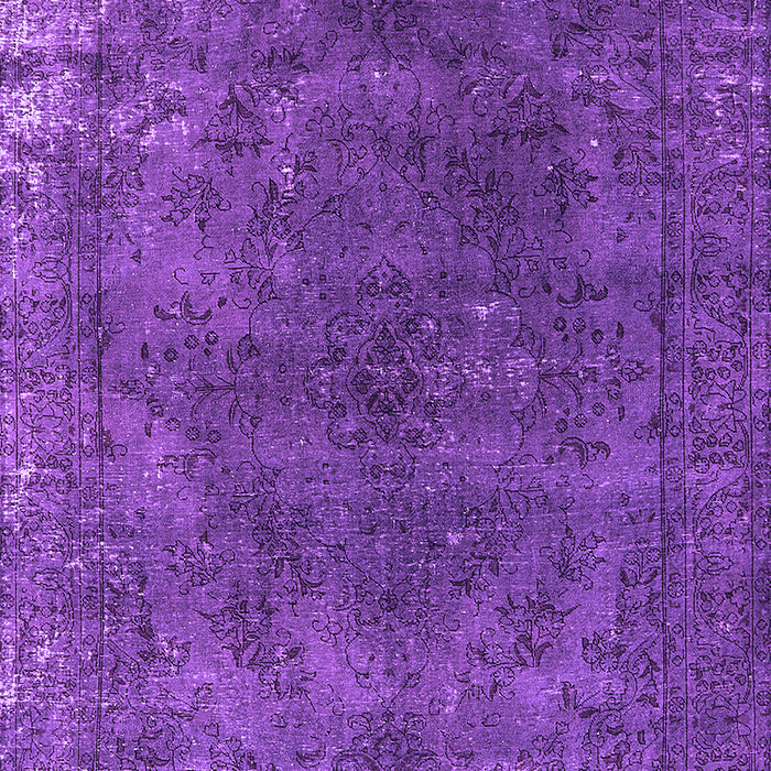 Machine Washable Oriental Purple Industrial Area Rugs, wshurb2233pur