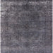 Square Machine Washable Industrial Modern Gray Rug, wshurb2233