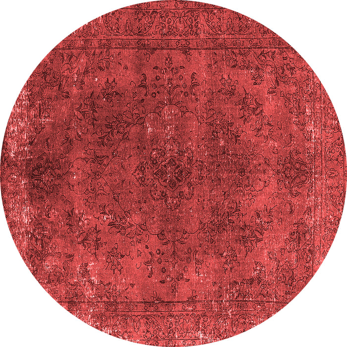 Machine Washable Oriental Red Industrial Rug, wshurb2233red