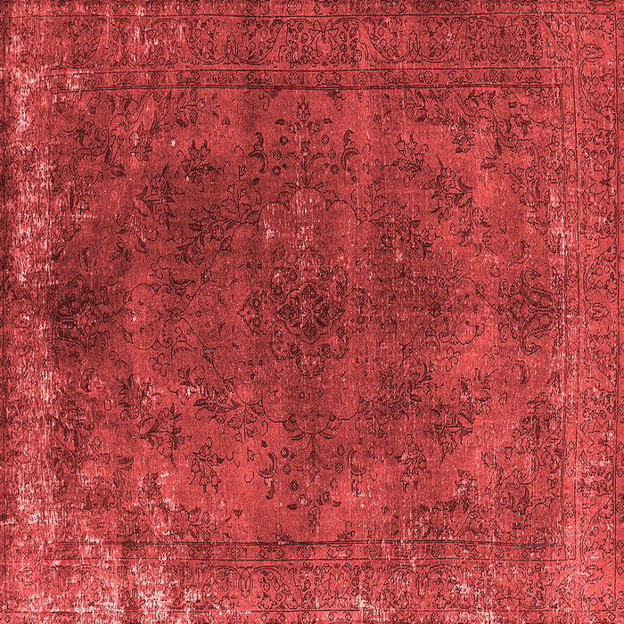 Machine Washable Oriental Red Industrial Rug, wshurb2233red