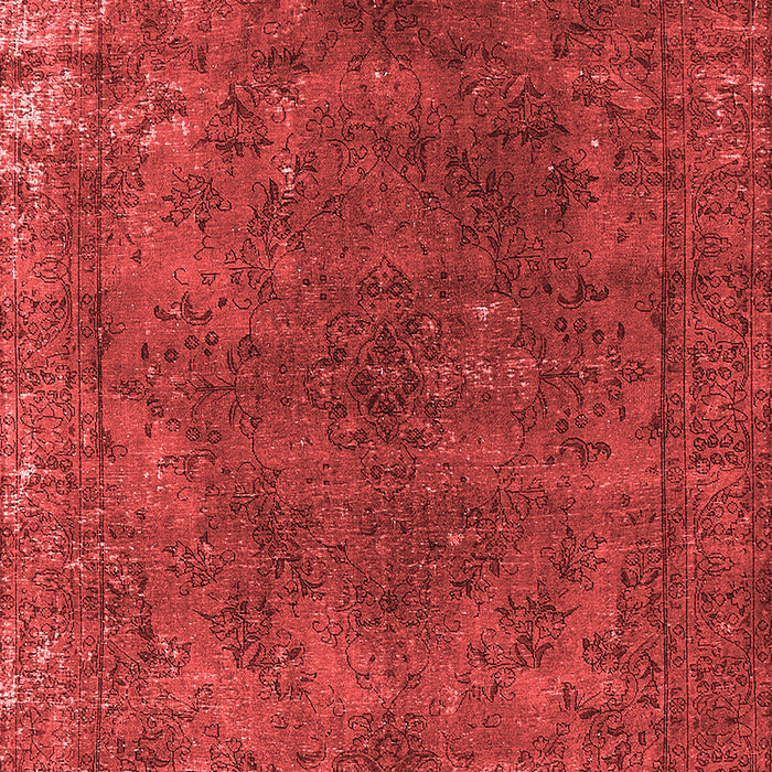 Machine Washable Oriental Red Industrial Rug, wshurb2233red