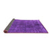 Sideview of Oriental Purple Industrial Rug, urb2233pur