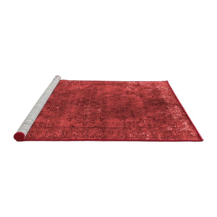 Industrial Red Washable Rugs