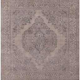 Square Machine Washable Industrial Modern Puce Purple Rug, wshurb2234