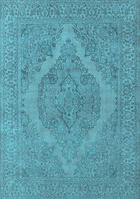 Oriental Light Blue Industrial Rug, urb2234lblu