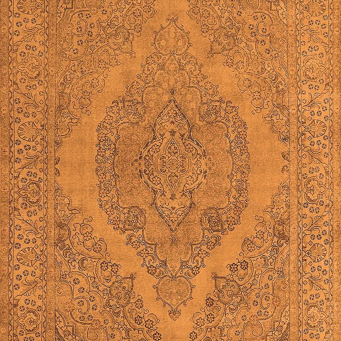 Machine Washable Oriental Orange Industrial Area Rugs, wshurb2234org