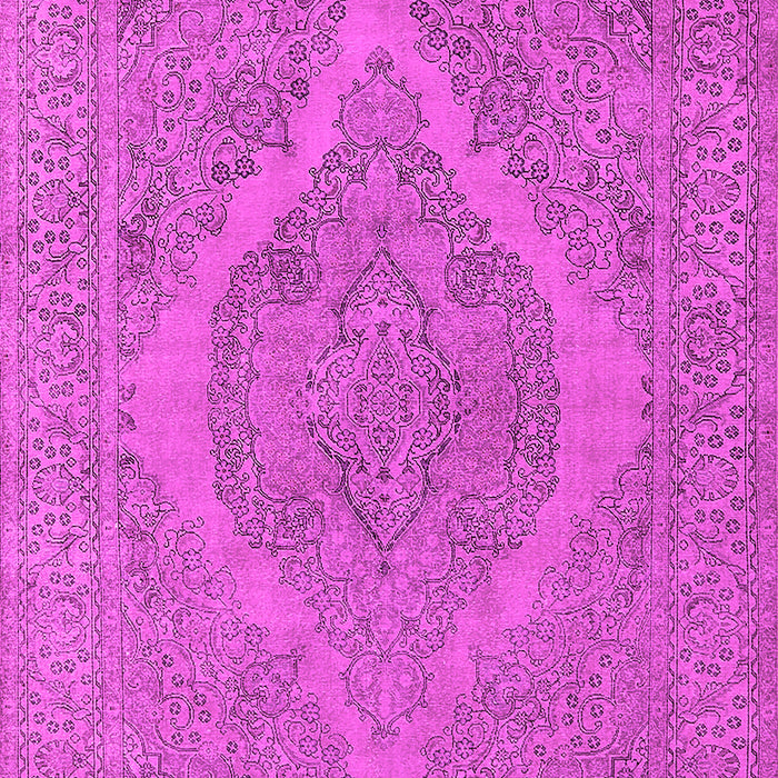 Machine Washable Oriental Pink Industrial Rug, wshurb2234pnk