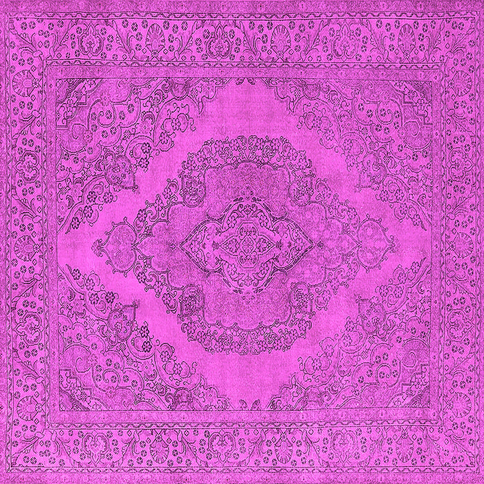 Square Oriental Pink Industrial Rug, urb2234pnk
