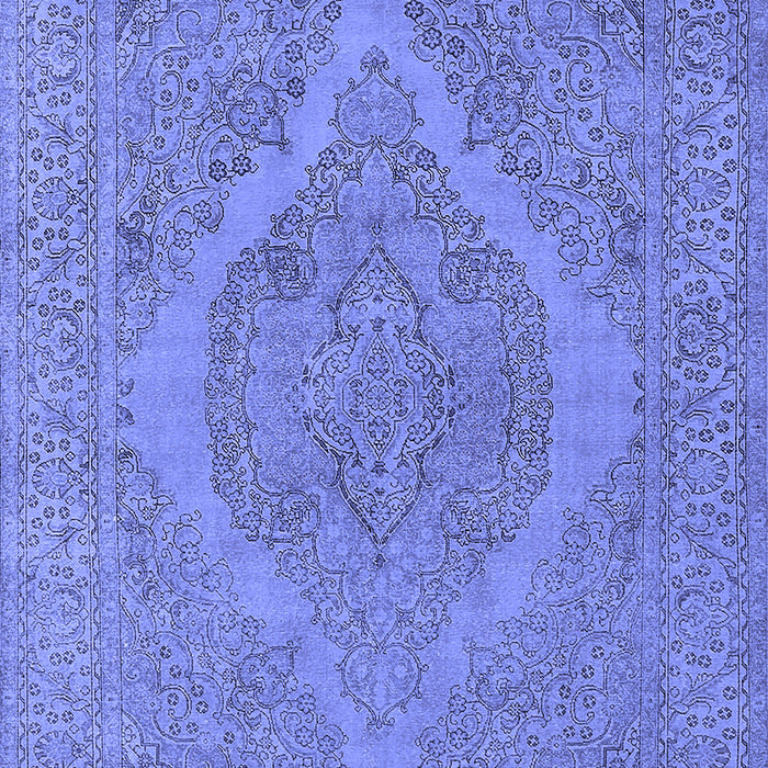 Oriental Blue Industrial Rug, urb2234blu