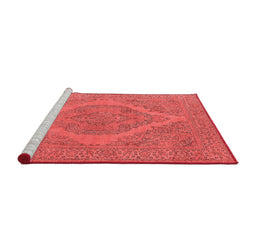 Industrial Red Washable Rugs