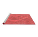 Industrial Red Washable Rugs