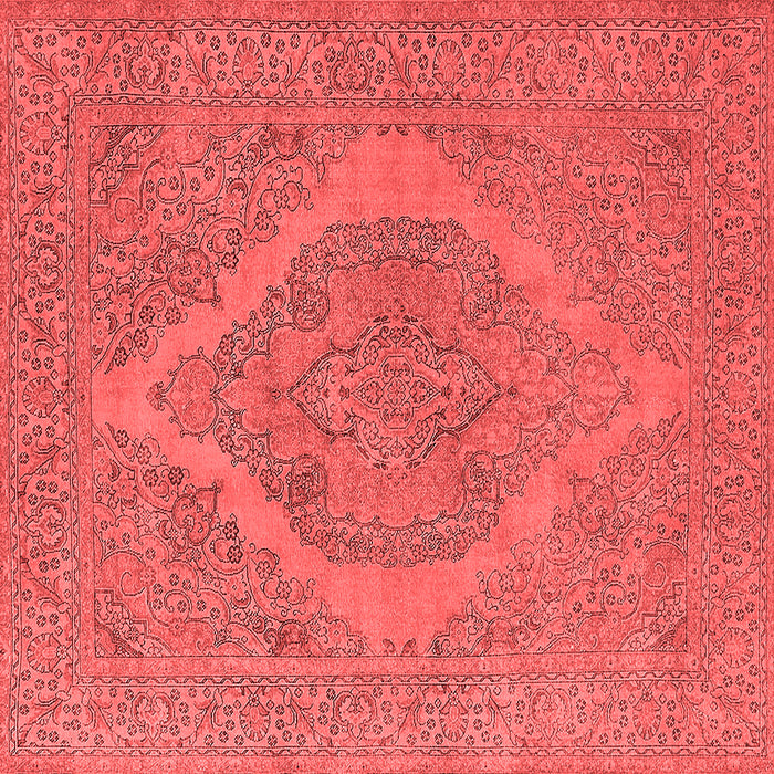 Machine Washable Oriental Red Industrial Rug, wshurb2234red