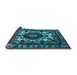 Sideview of Oriental Light Blue Industrial Rug, urb2235lblu