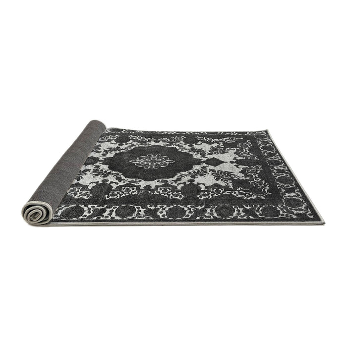 Sideview of Oriental Gray Industrial Rug, urb2235gry