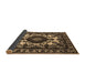 Sideview of Oriental Brown Industrial Rug, urb2235brn