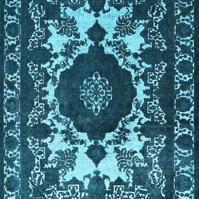 Oriental Light Blue Industrial Rug, urb2235lblu