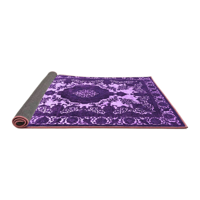 Sideview of Oriental Purple Industrial Rug, urb2235pur