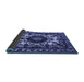 Sideview of Oriental Blue Industrial Rug, urb2235blu