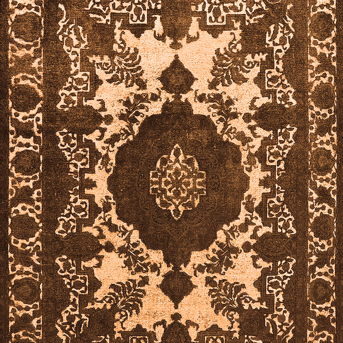 Machine Washable Oriental Orange Industrial Area Rugs, wshurb2235org