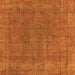 Square Oriental Orange Industrial Rug, urb2236org