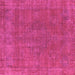 Square Oriental Pink Industrial Rug, urb2236pnk