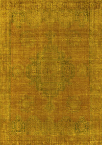 Oriental Yellow Industrial Rug, urb2236yw