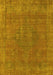 Oriental Yellow Industrial Rug, urb2236yw