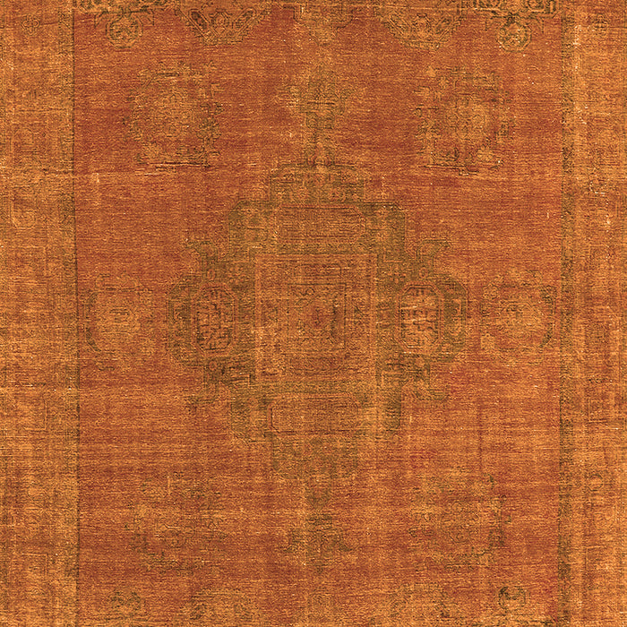 Machine Washable Oriental Orange Industrial Area Rugs, wshurb2236org