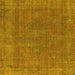 Square Oriental Yellow Industrial Rug, urb2236yw