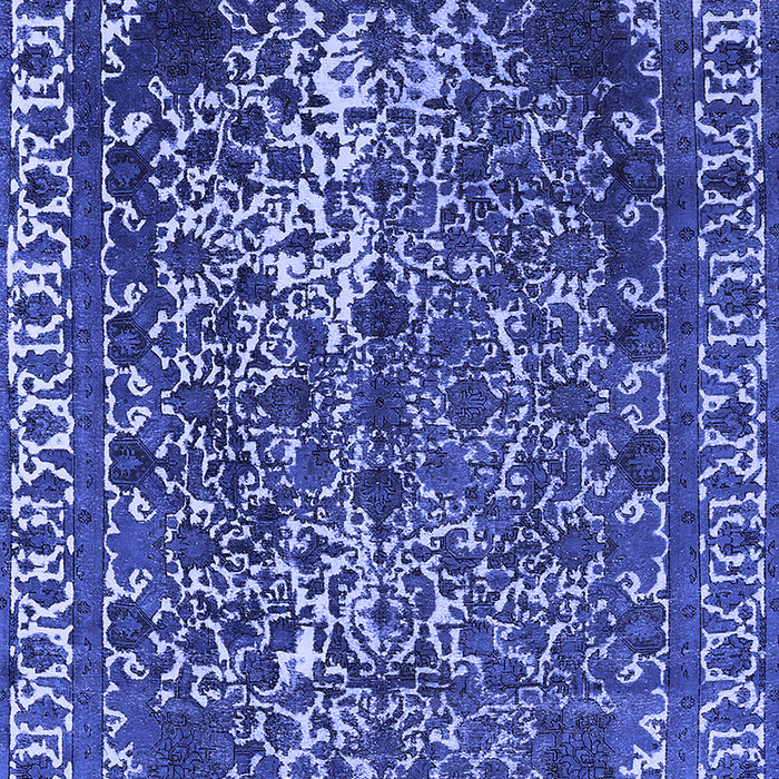 Oriental Blue Industrial Rug, urb2237blu